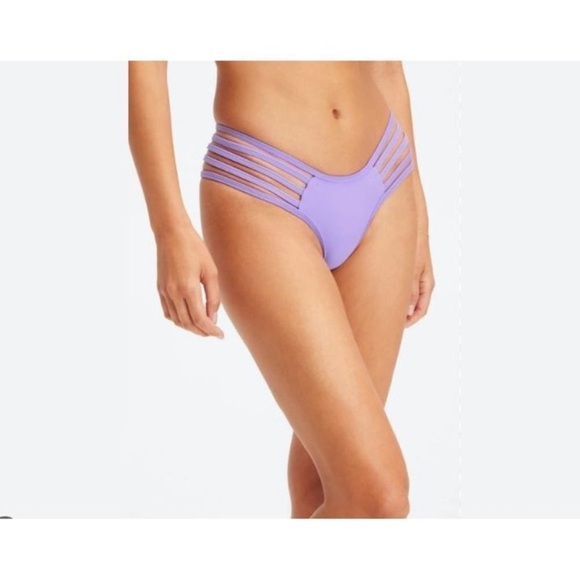 Fabletics Noa Strappy Bikini Bottom Swim Medium - Picture 1 of 4